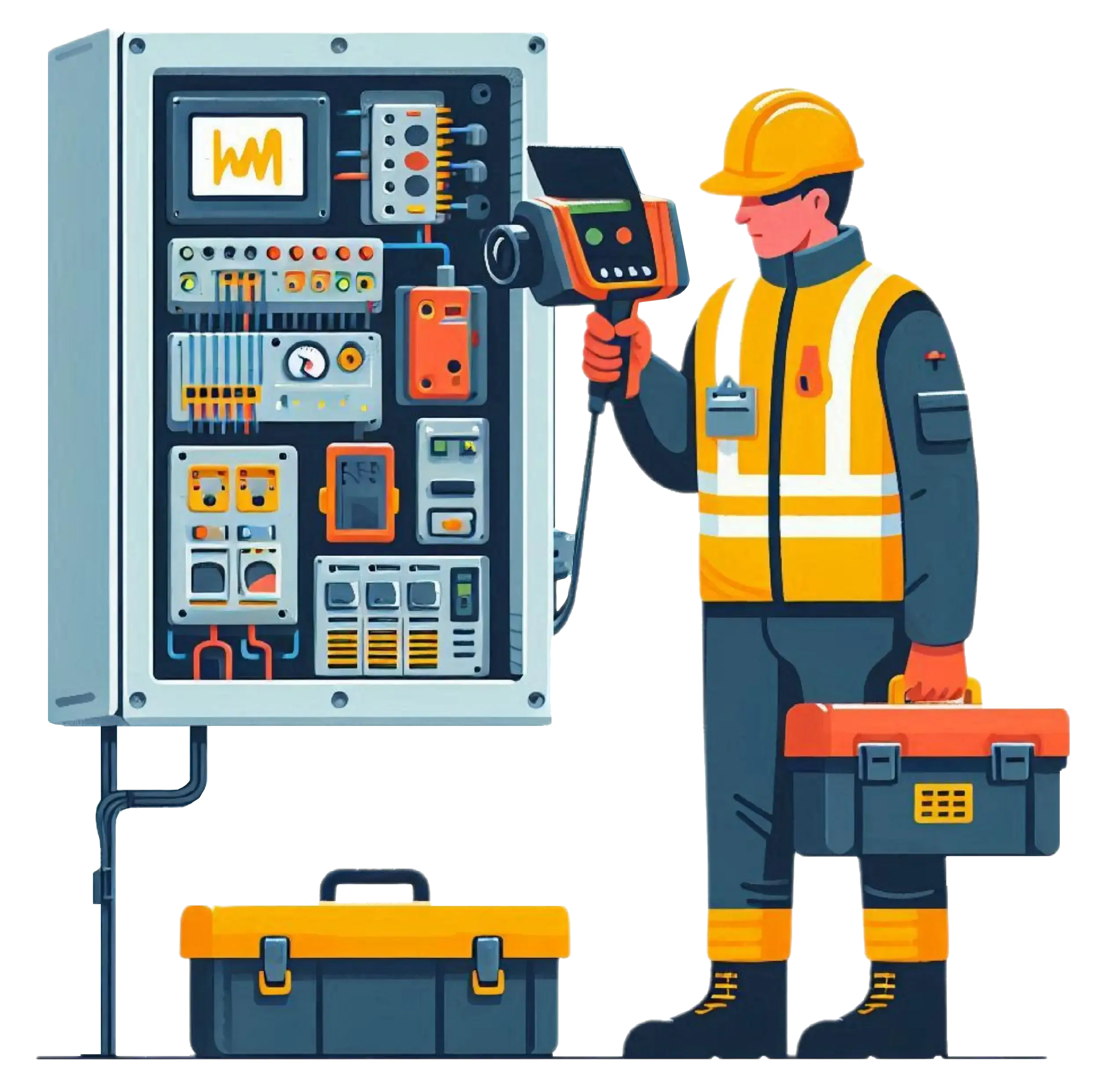 Nexus Automation Ltd Thermal Imaging Graphic Worker Control Panel