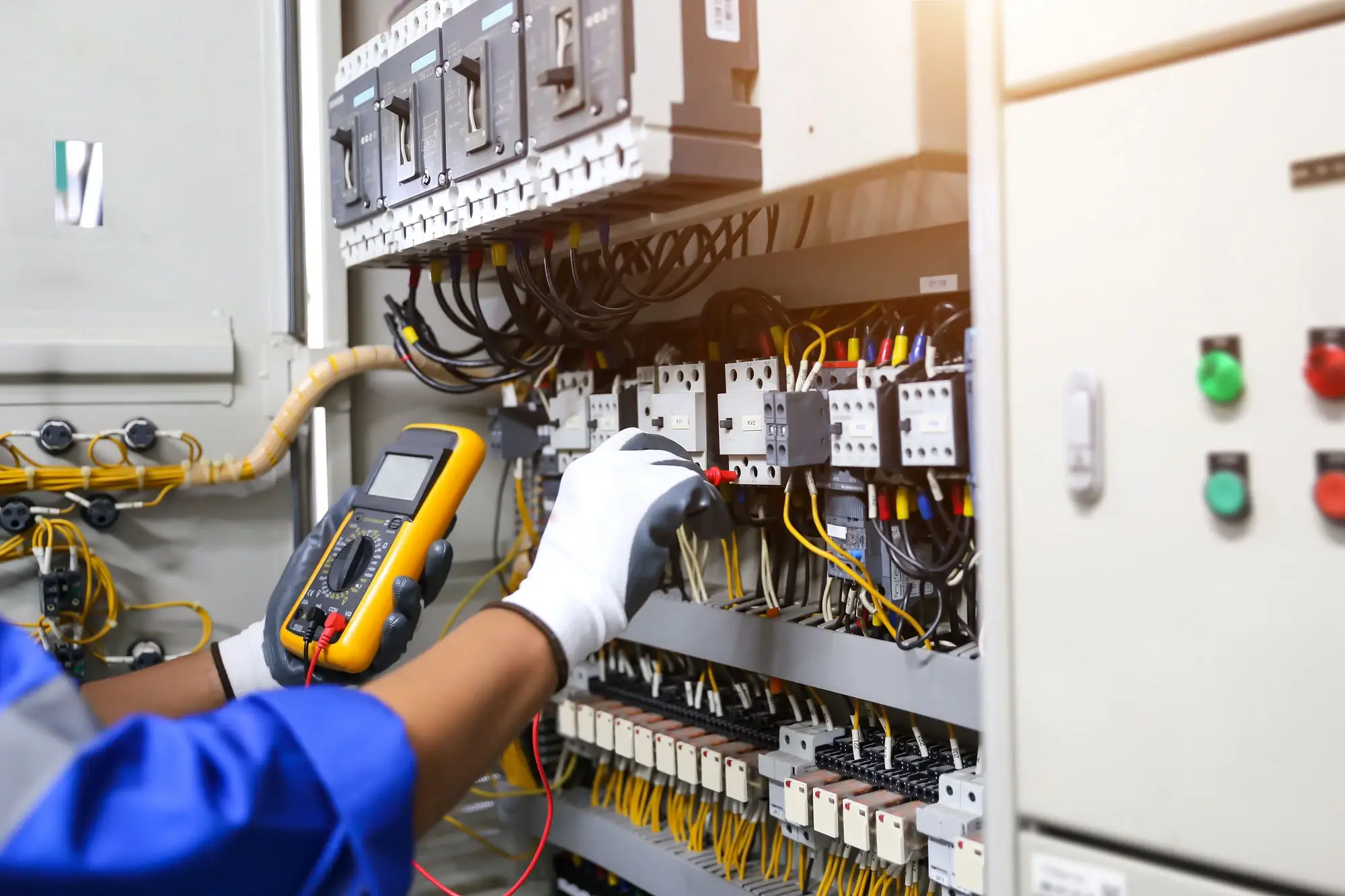 Nexus Automation Ltd Worker Undertaking Electrical Installation